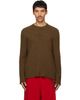 MM6 Maison Margiela MM6 Maison Margiela Khaki Wool Blend Sweater - 1