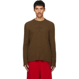 MM6 Maison Margiela MM6 Maison Margiela Khaki Wool Blend Sweater