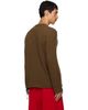 MM6 Maison Margiela MM6 Maison Margiela Khaki Wool Blend Sweater - 3