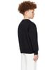 MM6 Maison Margiela MM6 Maison Margiela Kids Black Printed-Logo Sweatshirt - 3