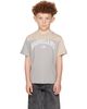 MM6 Maison Margiela MM6 Maison Margiela Kids Gray & Beige Printed-Logo T-shirt - 1
