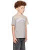 MM6 Maison Margiela MM6 Maison Margiela Kids Gray & Beige Printed-Logo T-shirt - 2