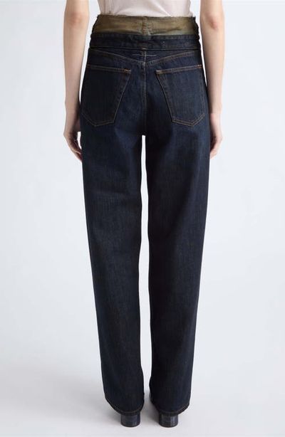 MM6 Maison Margiela MM6 Maison Margiela Layered Waist Wide Leg Jeans