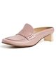 MM6 Maison Margiela MM6 Maison Margiela Leather Slippers Misty Rose - 1