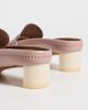MM6 Maison Margiela MM6 Maison Margiela Leather Slippers Misty Rose - 4