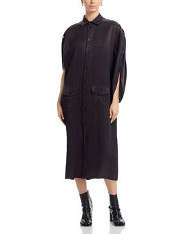 Mm6 Maison Margiela MM6 Maison Margiela Logo Midi Dress