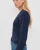 MM6 Maison Margiela MM6 Maison Margiela Long-sleeved Top Blue Navy - 4