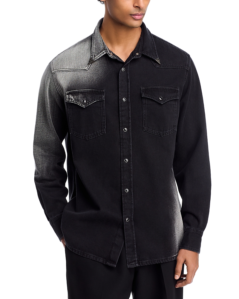Mm6 Maison Margiela - MM6 Maison Margiela Long Sleeve Ombre Denim