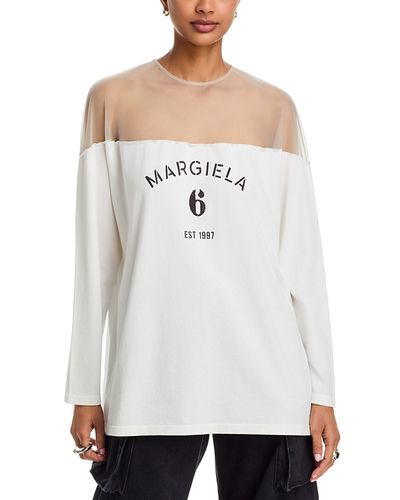 Mm6 Maison Margiela MM6 Maison Margiela Mannequin Print Jersey Top