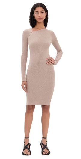 MM6 Maison Margiela MM6 Maison Margiela Midi Dress Taupe