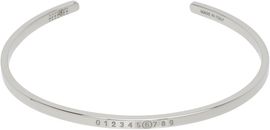MM6 Maison Margiela MM6 Maison Margiela Minimal Logo Cuff Bracelet