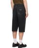 MM6 Maison Margiela MM6 Maison Margiela Navy Drawstring Denim Shorts - 3