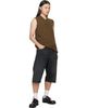 MM6 Maison Margiela MM6 Maison Margiela Navy Drawstring Denim Shorts - 4