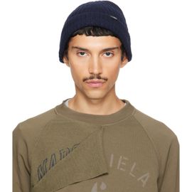 MM6 Maison Margiela MM6 Maison Margiela Navy Knit Beanie