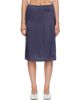 MM6 Maison Margiela MM6 Maison Margiela Navy Lining Look Midi Skirt - 1