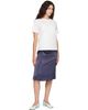 MM6 Maison Margiela MM6 Maison Margiela Navy Lining Look Midi Skirt - 4