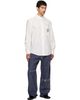 MM6 Maison Margiela MM6 Maison Margiela Navy Wide-Leg jeans - 4