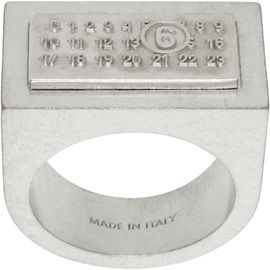 MM6 Maison Margiela MM6 Maison Margiela Numeric Rectangle Ring