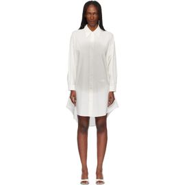 MM6 Maison Margiela MM6 Maison Margiela Off-White Cotton Poplin Minidress