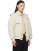 MM6 Maison Margiela MM6 Maison Margiela Off-White Cotton Twill Jacket - 2