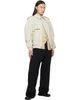 MM6 Maison Margiela MM6 Maison Margiela Off-White Cotton Twill Jacket - 4
