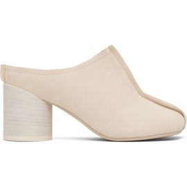 MM6 Maison Margiela MM6 Maison Margiela Off-White Crosta London Mule Heels