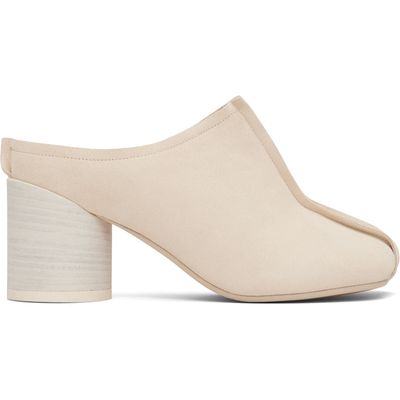 MM6 Maison Margiela MM6 Maison Margiela Off-White Crosta London Mule Heels