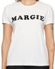 MM6 Maison Margiela MM6 Maison Margiela Off-White 'Margie' T-Shirt - 1