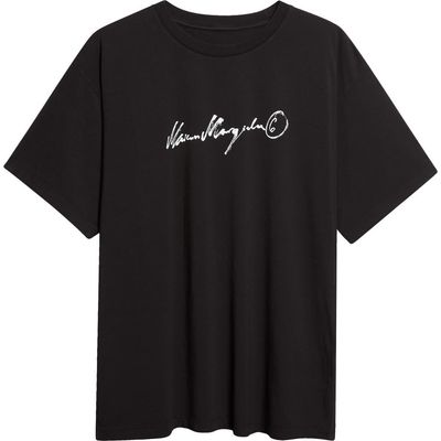 MM6 Maison Margiela MM6 Maison Margiela Overdyed Logo Graphic T-Shirt