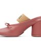 MM6 Maison Margiela MM6 Maison Margiela Pink Anatomic Numeric Mule Heels - 3