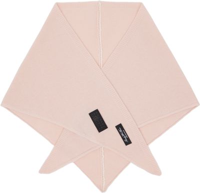 MM6 Maison Margiela MM6 Maison Margiela Pink Wool-Blend Scarf