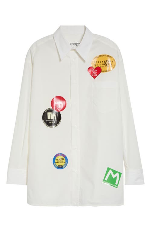MM6 Maison Margiela MM6 Maison Margiela Print Cotton Button-Up Shirt