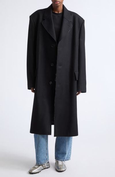 MM6 Maison Margiela MM6 Maison Margiela Raw Edge Wool Felt Coat