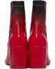 MM6 Maison Margiela MM6 Maison Margiela Red Anatomic Block-Heel Boots - 2