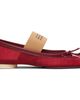 MM6 Maison Margiela MM6 Maison Margiela Red Anatomic Numeric Ballerina Flats - 1