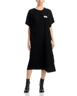 Mm6 Maison Margiela MM6 Maison Margiela Round Neck Midi Dress
