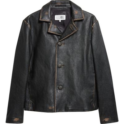 MM6 Maison Margiela MM6 Maison Margiela Sheepskin Leather Jacket