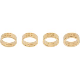 MM6 Maison Margiela MM6 Maison Margiela Stacked Numeric Ring Set