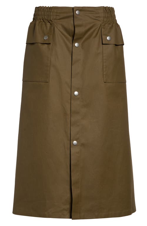 MM6 Maison Margiela MM6 Maison Margiela Stretch Cotton Midi Skirt