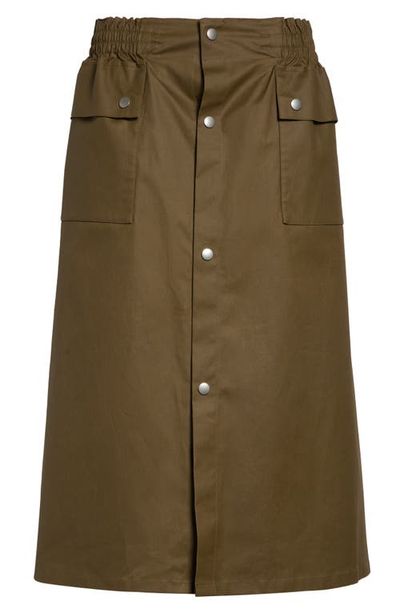 MM6 Maison Margiela MM6 Maison Margiela Stretch Cotton Midi Skirt