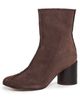 MM6 Maison Margiela MM6 Maison Margiela Suede Ankle Boots Dark Brown - 1