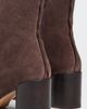 MM6 Maison Margiela MM6 Maison Margiela Suede Ankle Boots Dark Brown - 4