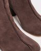 MM6 Maison Margiela MM6 Maison Margiela Suede Ankle Boots Dark Brown - 6
