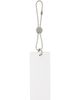 MM6 Maison Margiela MM6 Maison Margiela White 'Numeric Tag' Bag Charm - 2