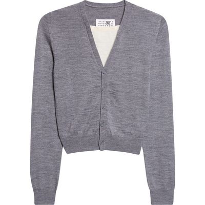 Mm6 Maison Margiela Wool Blend Cardigan