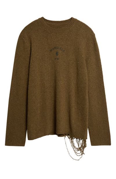 MM6 Maison Margiela MM6 Maison Margiela Wool Blend Crewneck Sweater