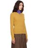 MM6 Maison Margiela MM6 Maison Margiela Yellow Layered Neckline Sweater - 2