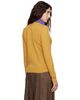 MM6 Maison Margiela MM6 Maison Margiela Yellow Layered Neckline Sweater - 3