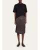 MM6 Maison Margiela Paisley Print Midi Pencil Skirt - 2
