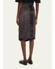 MM6 Maison Margiela Paisley Print Midi Pencil Skirt - 3